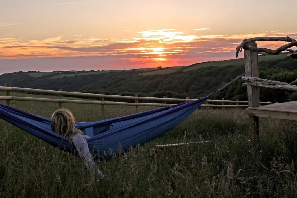 فيلا Tiny House On Isolated Farm By The Cornish Coast بود المظهر الخارجي الصورة